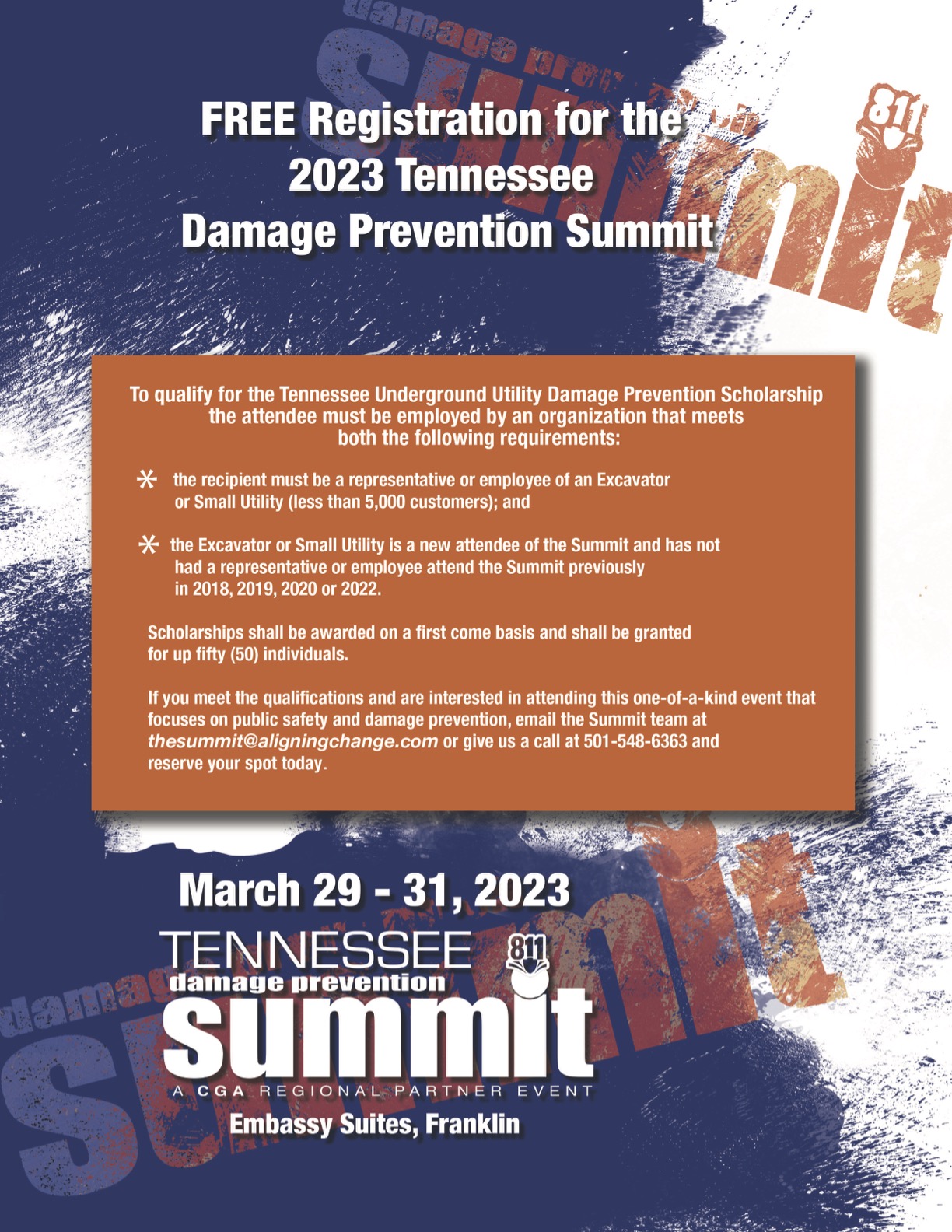 TN811 Damage Prevention Summit – Tennessee Association of Utility Districts